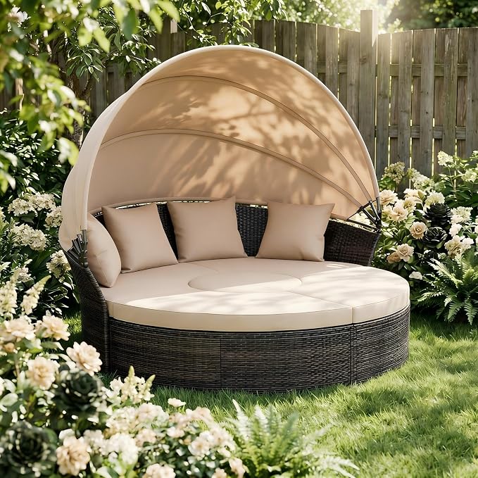 Incbruce Patio Round Daybed - Image 3