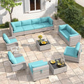 10-Seat Modern Patio Furniture Set by MASIONBACKYARDS