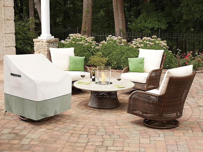 Outdoor Swivel Lounge Chair Cover, 100% Waterproof Heavy Duty Outdoor Chair - Image 4