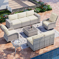 9-Piece Outdoor Patio Furniture Set by MuphyersPatioFurniture