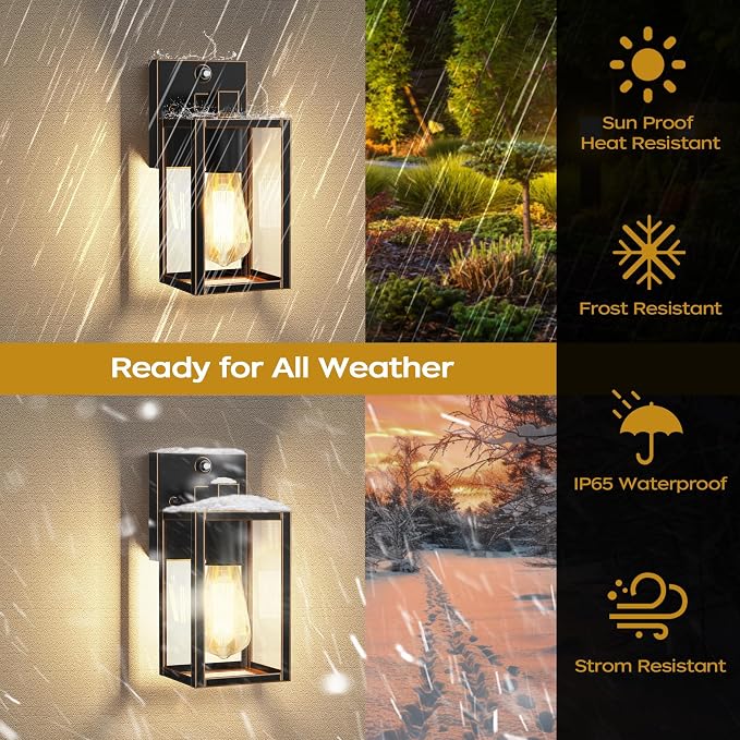 Gold Dusk to Dawn Porch Lights Fixtures, Outdoor Lights - Image 3