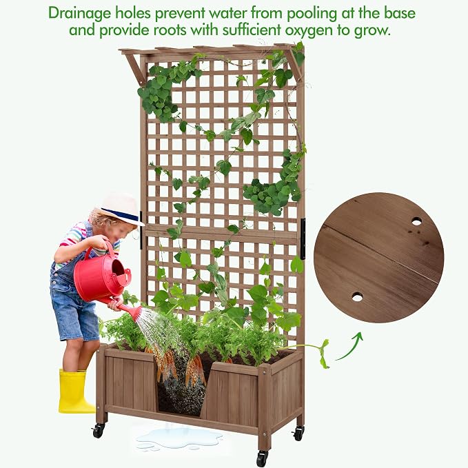 Yaheetech 72" H Garden Planter - Image 5