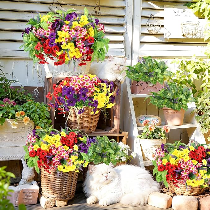 HOHOTIME 21 Bundles Artificial Flowers - Image 5