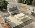HDPE 5 Piece Patio Furniture Set, Outdoor Sectional Furniture by PatioKingdom