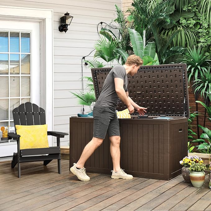 YITAHOME 230 Gallon Double-Wall Deck Box - Image 7