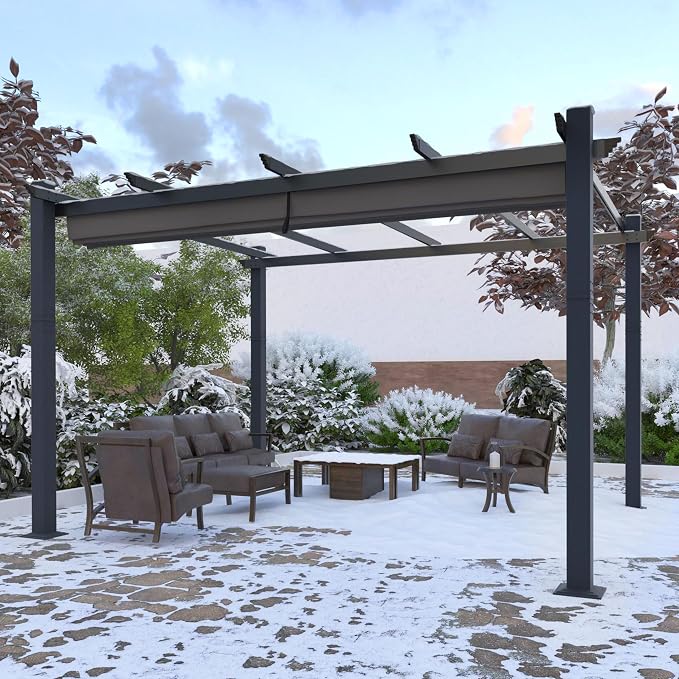 VEIKOU 12’x16’ Pergola, Outdoor Pergola - Image 2
