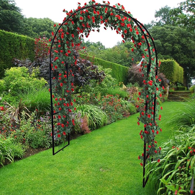 Thickened Garden Arch, Heavy Duty Metal Trellis - Image 5