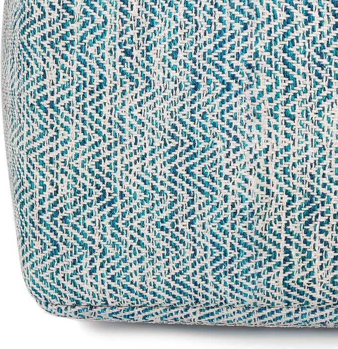 SIMPLIHOME Nate Square Pouf - Image 5
