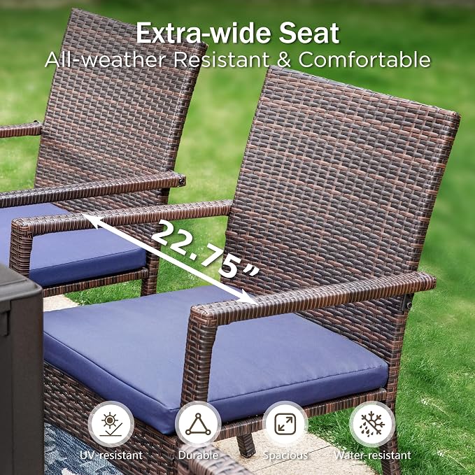PHI VILLA 9-Piece Outdoor Dining Set - Image 5