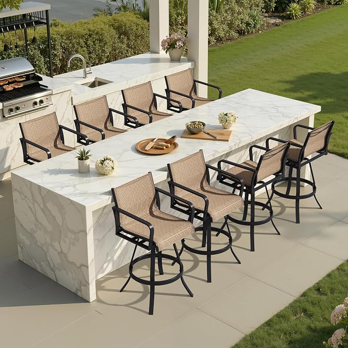 Crestlive Products Outdoor Swivel Bar Stools by CrestliveProducts