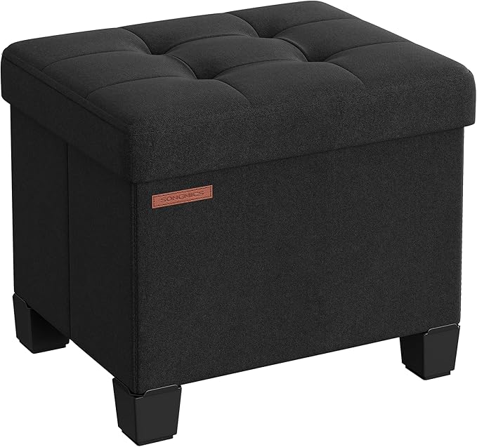 SONGMICS Storage Ottoman, Small Ottoman Foot Rest by SONGMICSbySONGMICSHOME