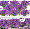 24 Purple Bundles Artificial Flowers by ColoPlay