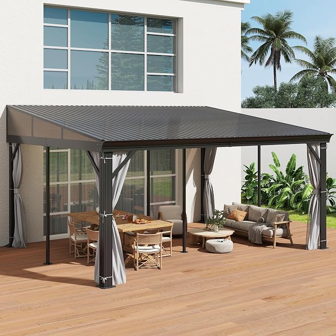 COVERONICS 12' X 16' Outdoor Lean to Gazebo - Image 8