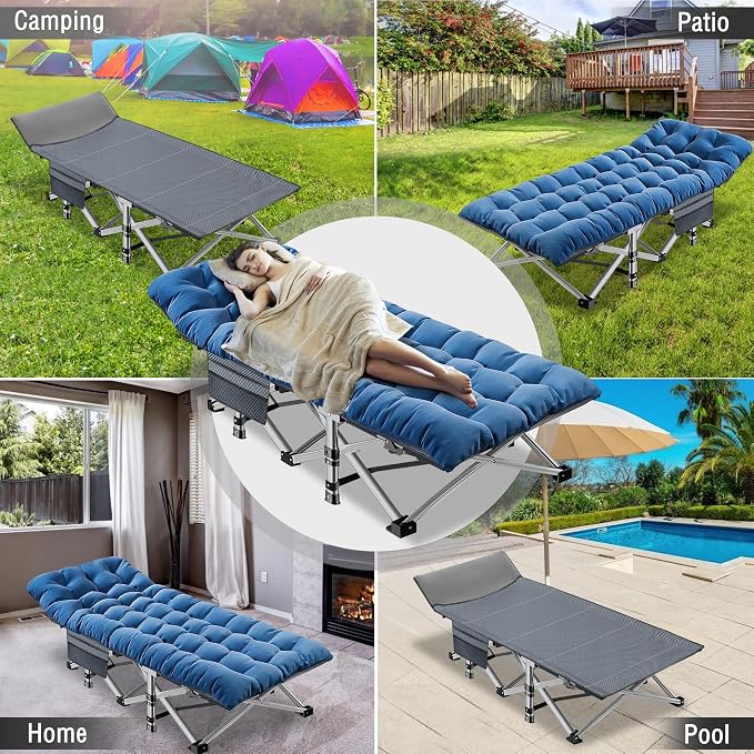ABORON XXL Camping Cot for Adults 900LBS - Image 6