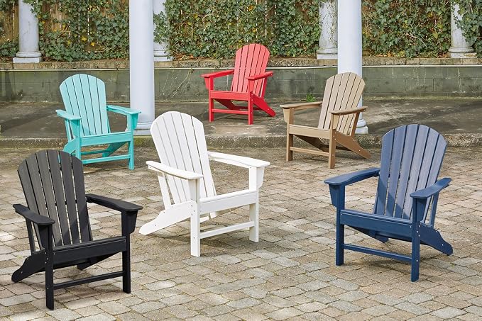 Signature Design by Ashley Sundown Treasure Outdoor Patio HDPE Adirondack Chair - Image 21