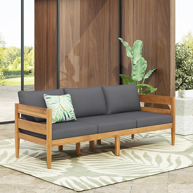 Christopher Knight Home Kavets 76.25'' W Outdoor 3 Seater Sofa by ChristopherKnightHome