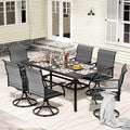 LEVELEVE 7 Piece Outdoor Patio Dining Set by Enjoyyourlife