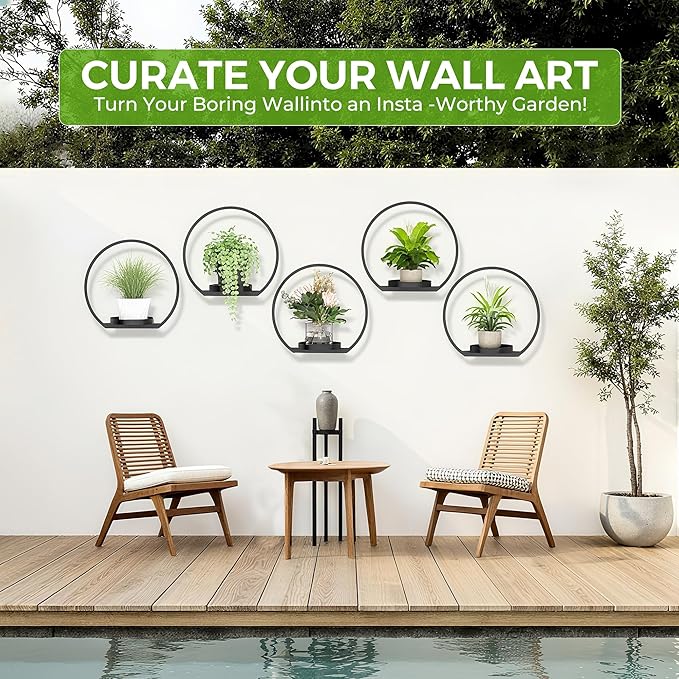 Wall Planters for Indoor Plants, Plant Frames Wall Decor Living Room Plant - Image 5
