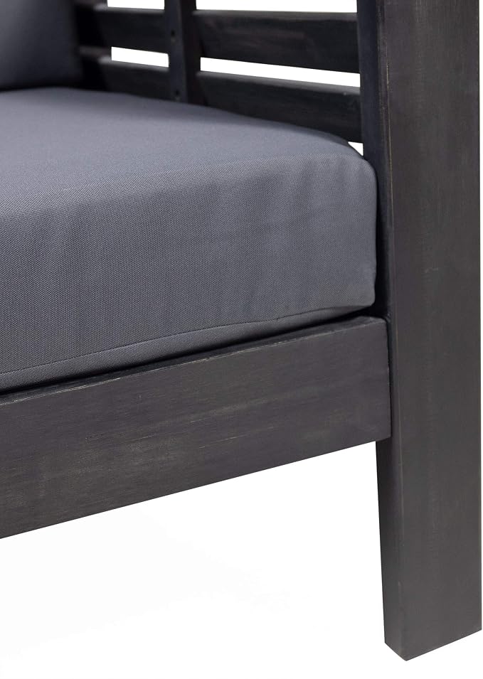 Christopher Knight Home Louver Club Chairs, Dark Gray - Image 6