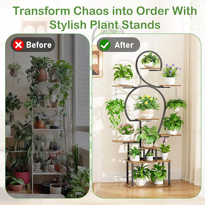 POZILAN Plant Stand Indoor - Image 2