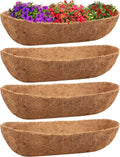 Legigo 4PCS 36 Inch Natural Trough Coco Coir Liners Planters Replacement by Legigo