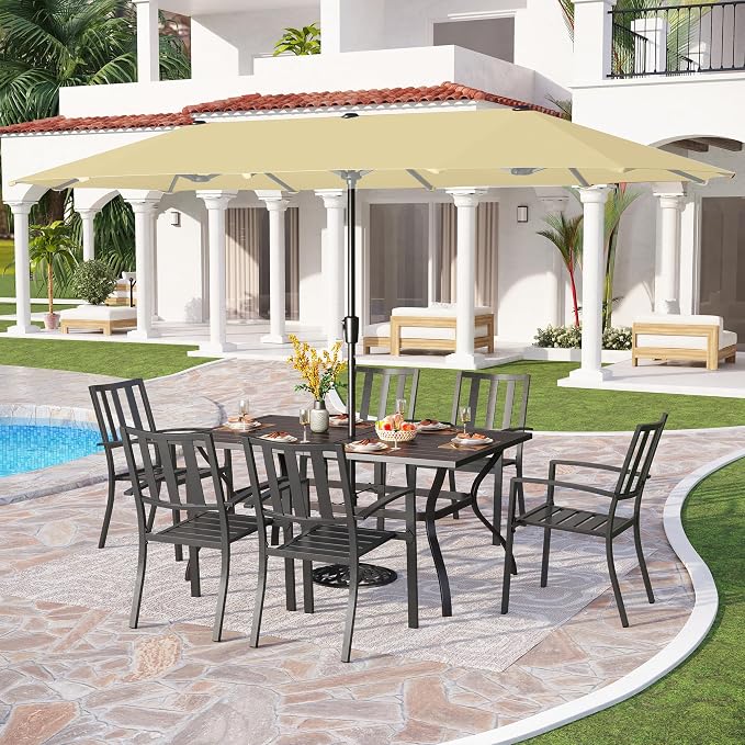 PHI VILLA 7 Piece Patio Dining Set - Image 2