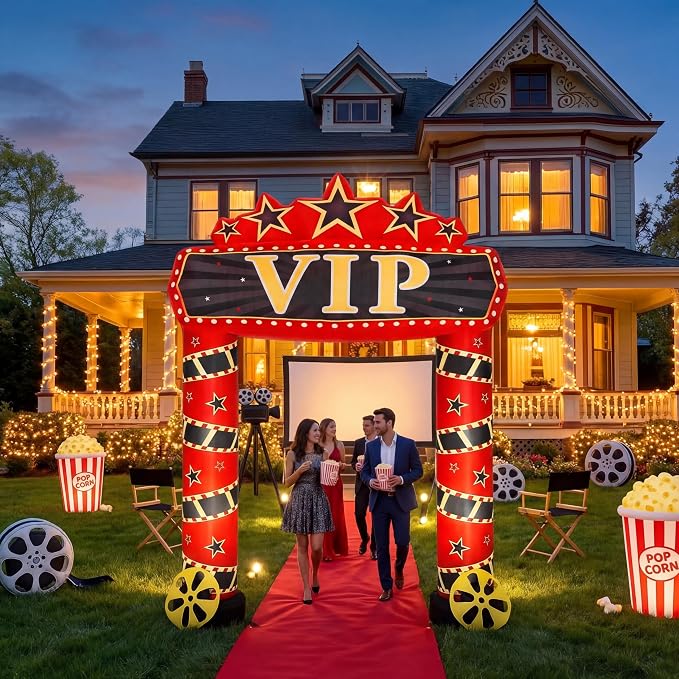 10 ft Movie Night Inflatable Decorations - Image 3
