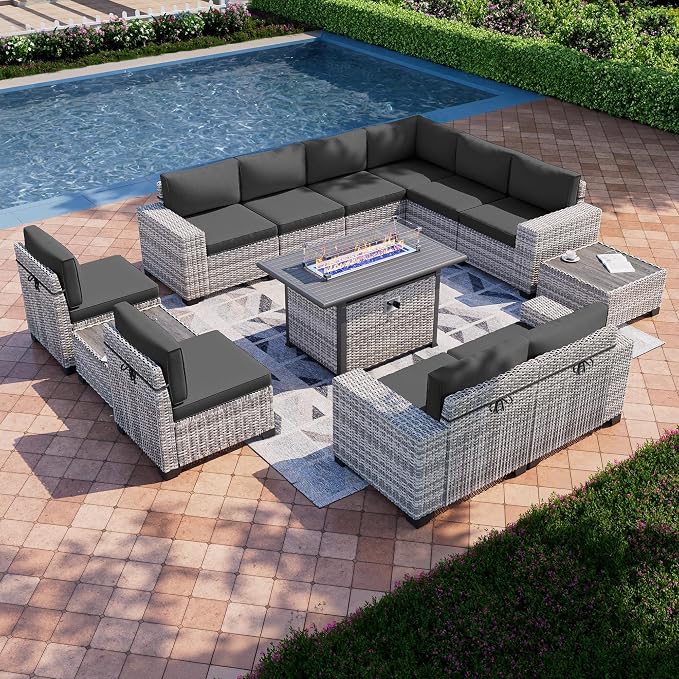 13-Piece Outdoor Patio Furniture Set by MuphyersPatioFurniture