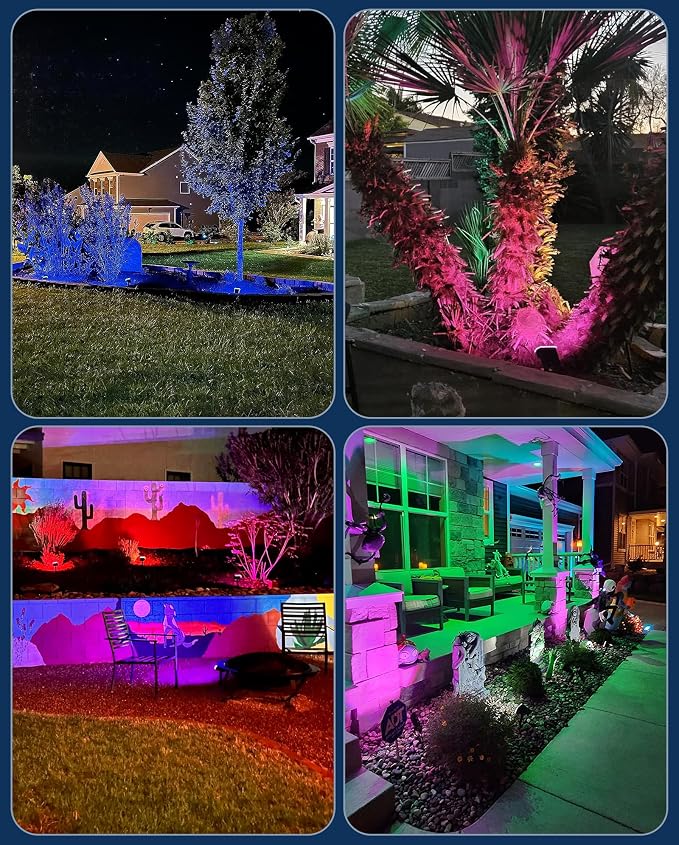 Solar Multicolor Lights Outdoor, 7 Lighting Modes Solar Light Outdoor - Image 6
