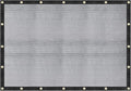 60-70% 8 FT X 10 FT Mesh Tarp/Shade Cloth 9-Needle Knitted Heavy Duty Black by WindscreenSupplyCompany