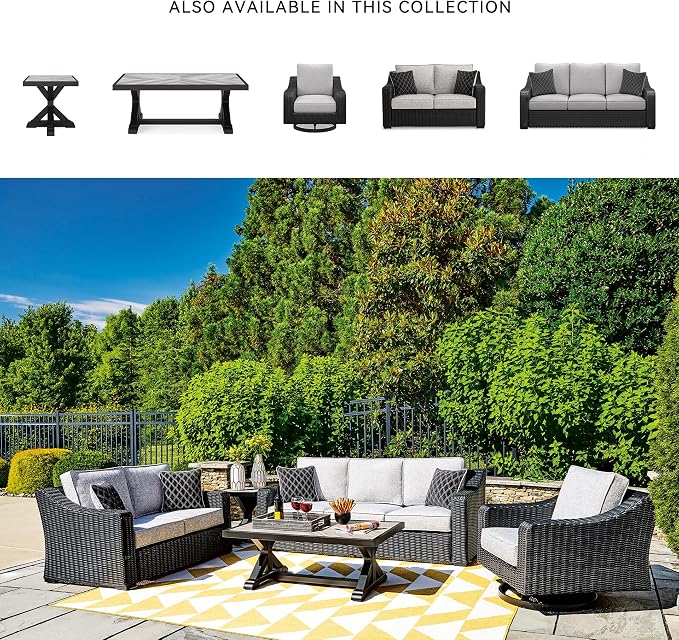 Signature Design by Ashley Beachcroft Casual Nuvella Weather Resistant Fabric - Image 6