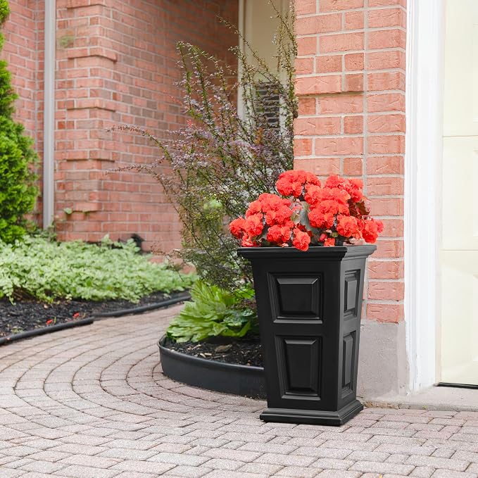 Mayne Wyndham 24-Inch Tall Planter – Self-Watering, Weather-Resistant Planter - Image 7