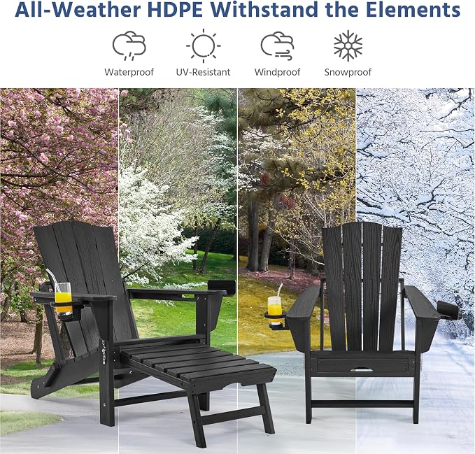 Yaheetech Adirondack Chair - Image 6