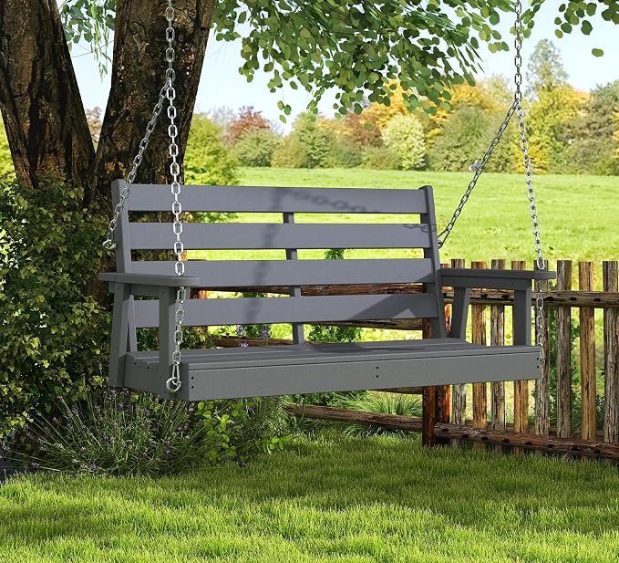 GREENVINES Porch Swing | 51’’ | HDPE Plastic | - Image 3
