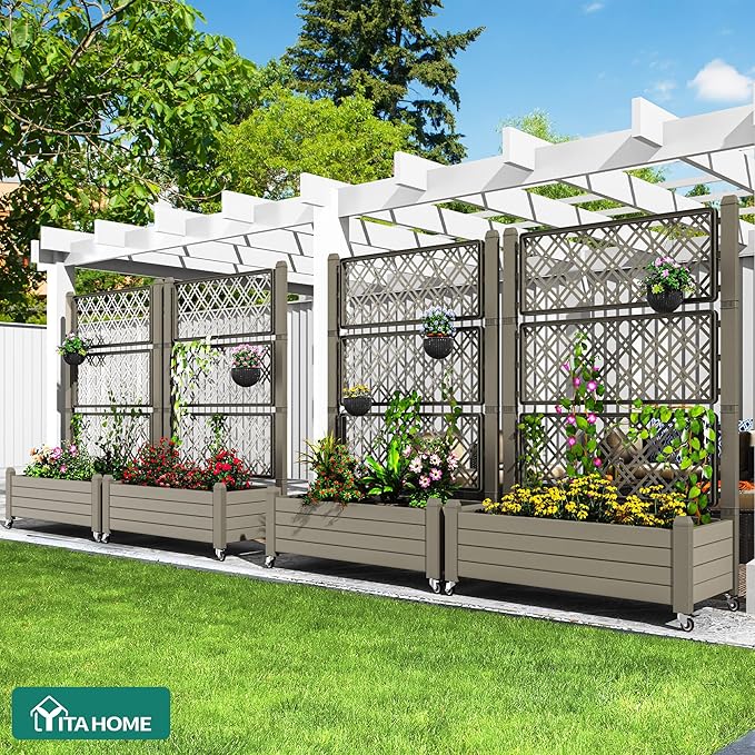YITAHOME 3.6x1.5x5 FT Planter Box Trellis - Image 2