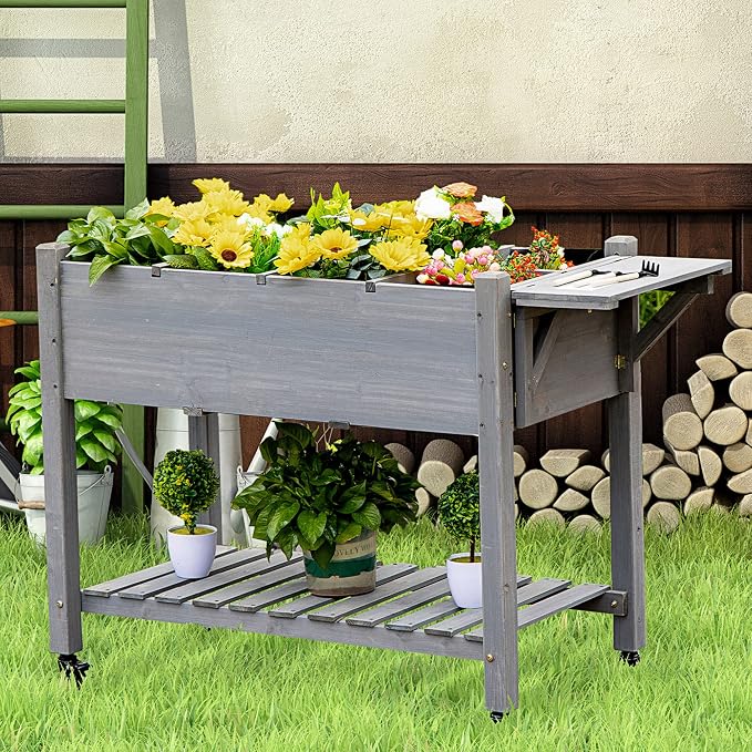Outsunny Raised Garden Bed - Image 2