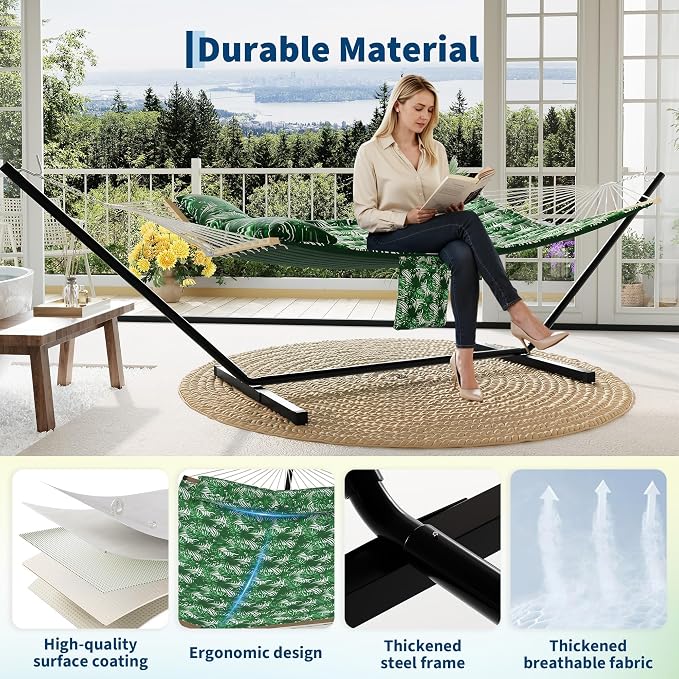 Portable 2 Person Double Hammock - Image 7