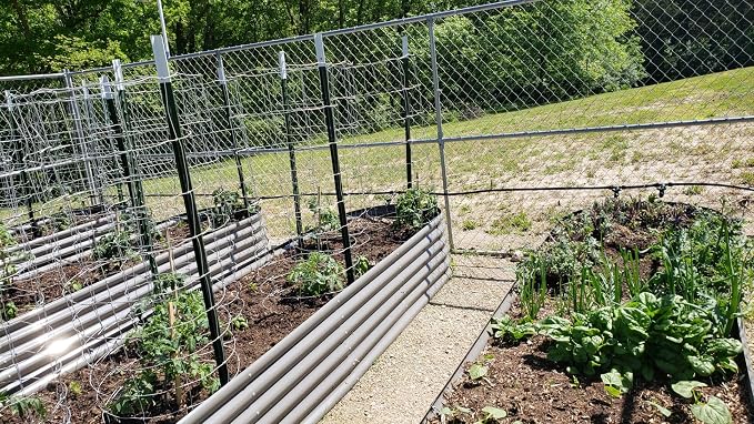 A ANLEOLIFE Set of 14, 18 Inch Tall Raised Garden Beds Kit, Heart-Shaped - Image 5