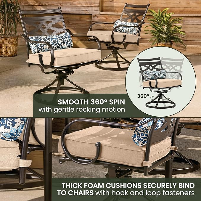 Hanover Montclair 11-Piece Patio Dining Set - Image 8