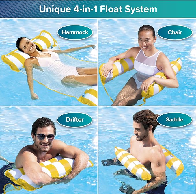 Aqua Original 4-in-1 Monterey Hammock Pool Float & Water Hammock – Multi-Purpose - Image 3