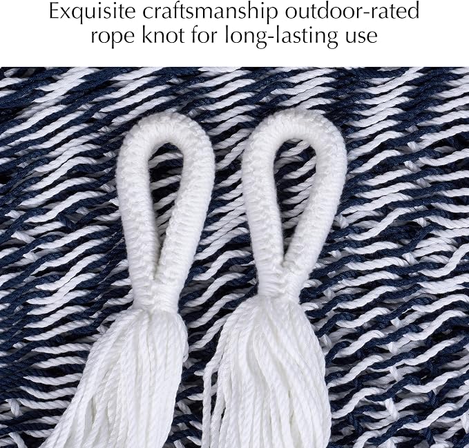 PNAEUT Handwoven Mayan Hammock, Thick Soft Rope Double Hammock - Image 4