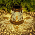 Bigfoot Solar Lantern for Garden Outdoor Decor – Hanging Metal Light Decoration by Homedecorexpert