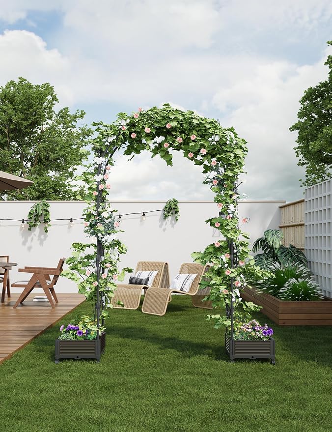 94.5 Inch Garden Arch Trellis - Image 6