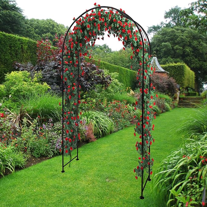 Thickened Garden Arch, Heavy Duty Metal Trellis - Image 5