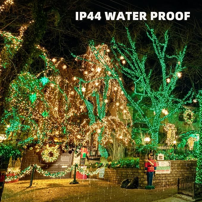 TW SHINE Green St. Patrick's Day Lights, 2 Pack Total 40FT 200 Count - Image 7