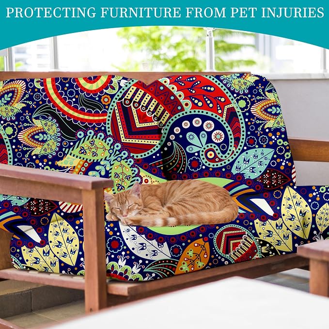14 Pcs Stretch Patio Cushion Covers, Outdoor Couch Covers Replacement, Outdoor - Image 6