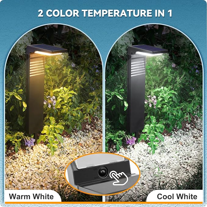 Solar Pathway Lights 4 Pack - Image 2