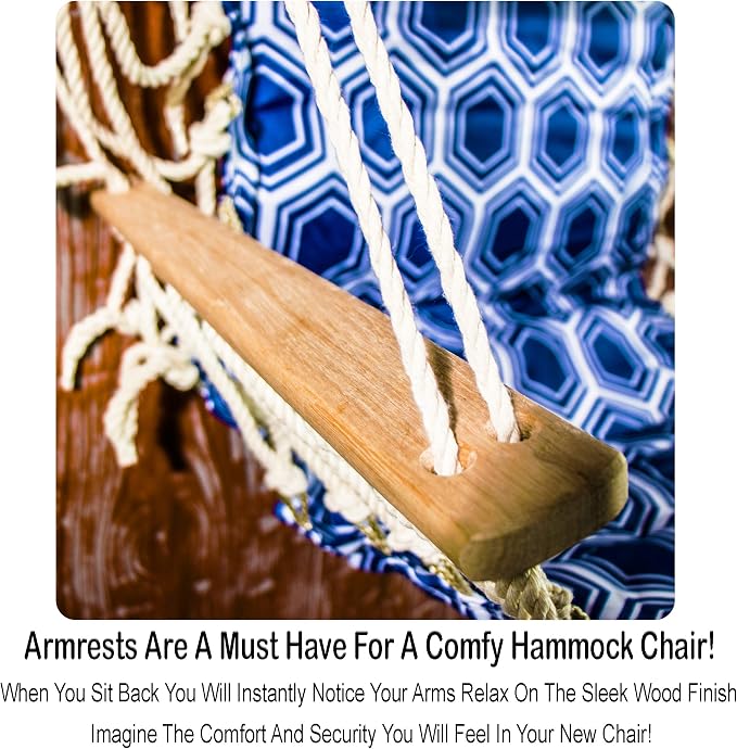 Hammock Chair Hanging Rope Swing, *12 Patterns, Quality Comfortable and - Image 2