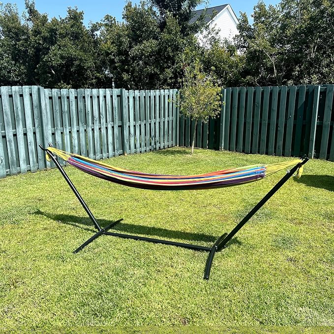 SZHLUX Double Hammock with Stand - Image 2