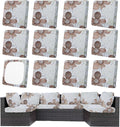 12Pcs Patio Cushion Covers, Outdoor Cushions Covers, Stretch Cushion Covers by Unknown